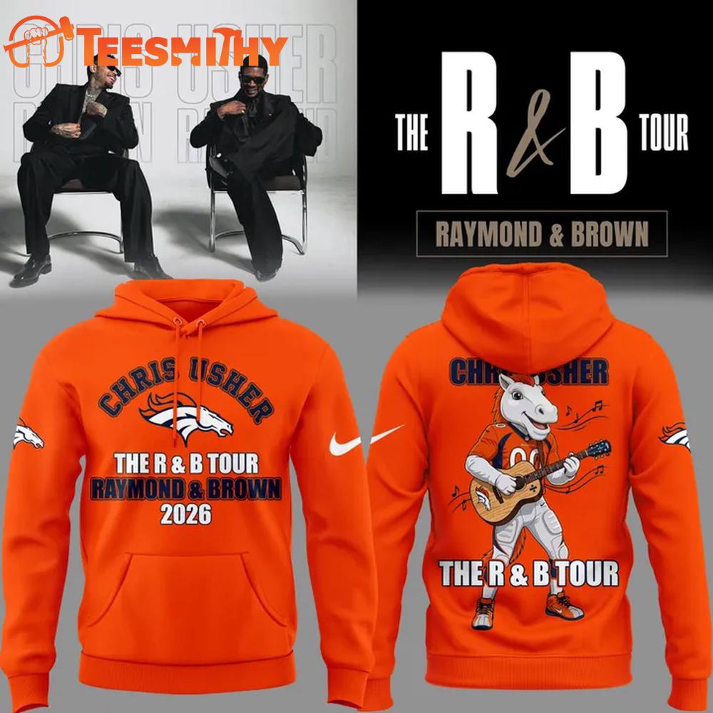 Usher Raymond & Chris Brown The R&B Tour 2026 Limited Edition 3D Hoodie