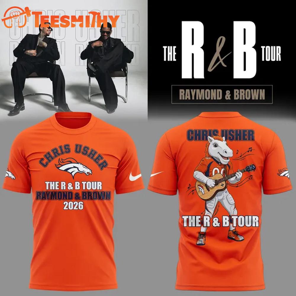 Usher Raymond & Chris Brown The R&B Tour 2026 Limited Edition 3D Shirt