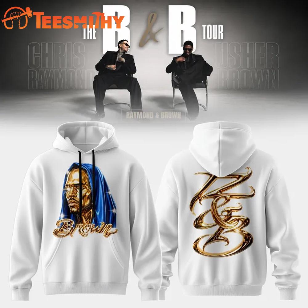 Usher Raymond & Chris Brown The R&B Tour 2026 New Design Hoodie