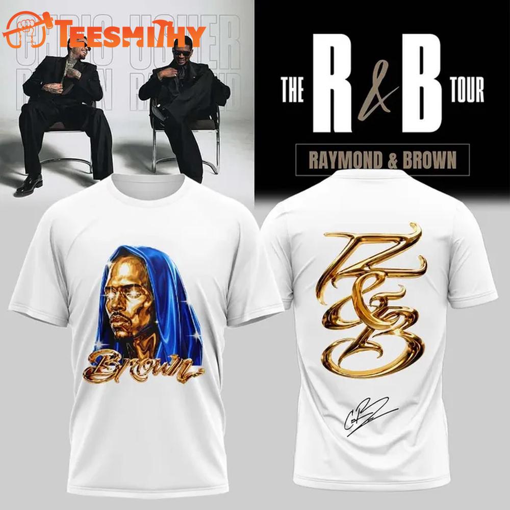 Usher Raymond & Chris Brown The R&B Tour 2026 New Design T Shirt