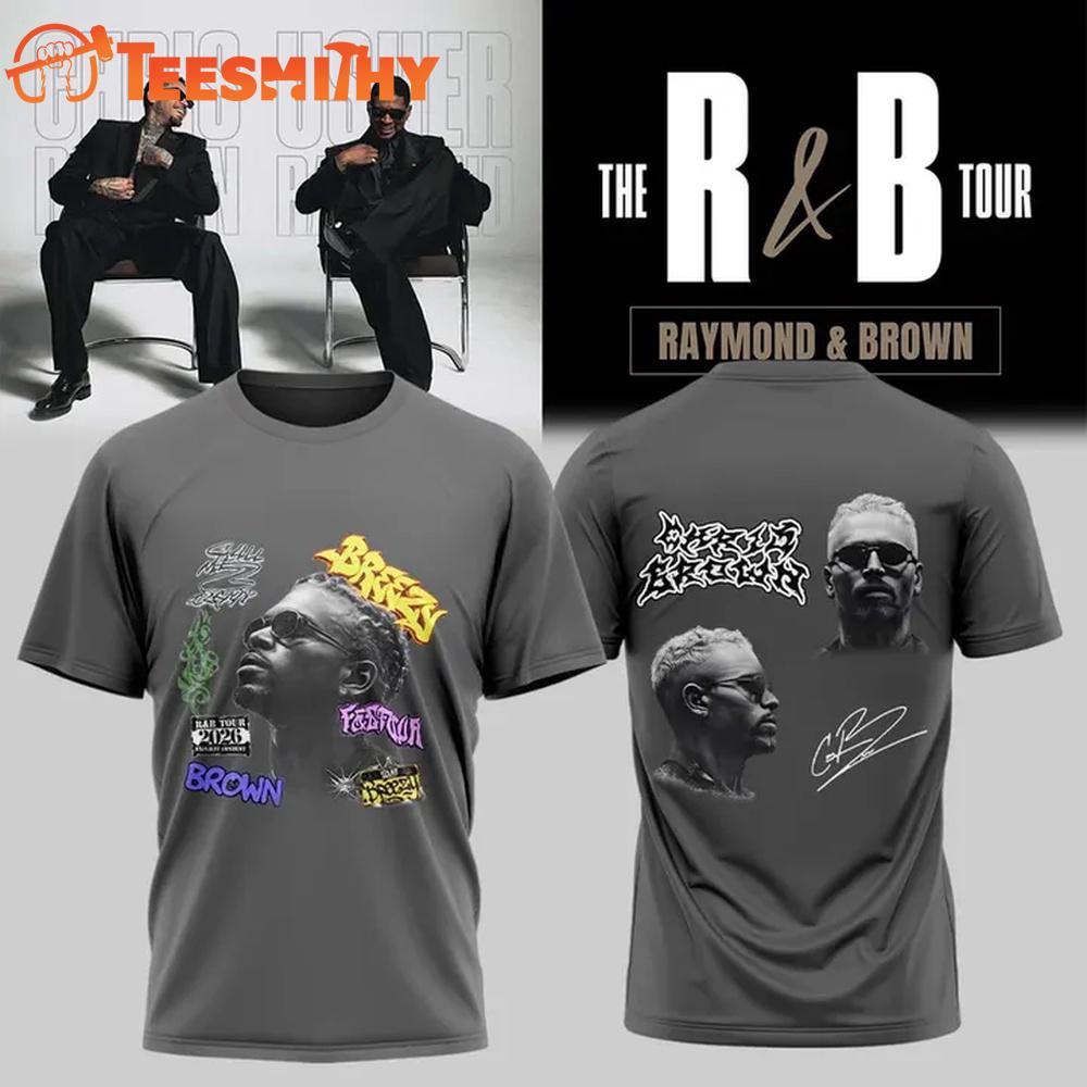 Usher Raymond & Chris Brown The R&B Tour 2026 Signature T Shirt