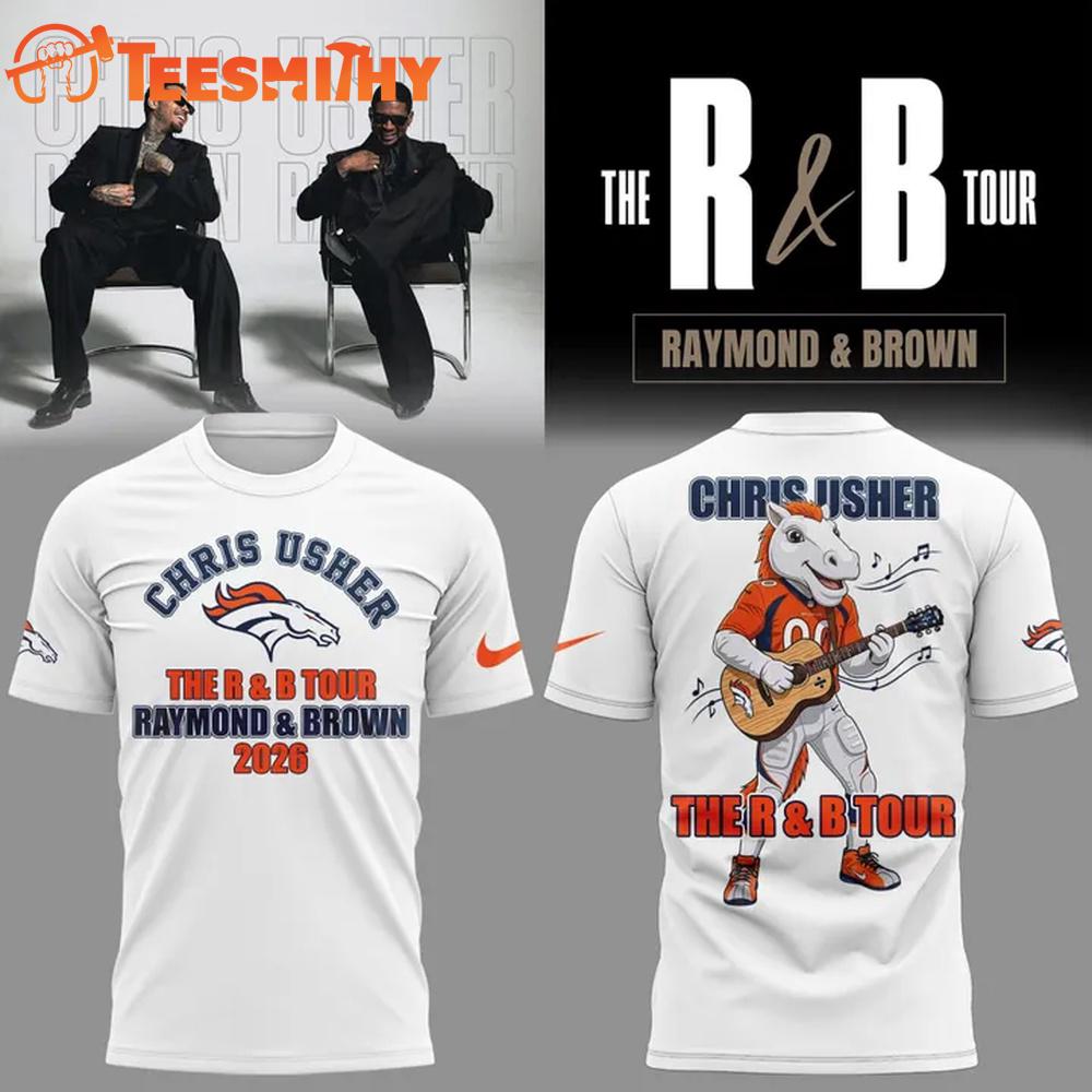Usher Raymond & Chris Brown The R&B Tour 2026 T Shirt
