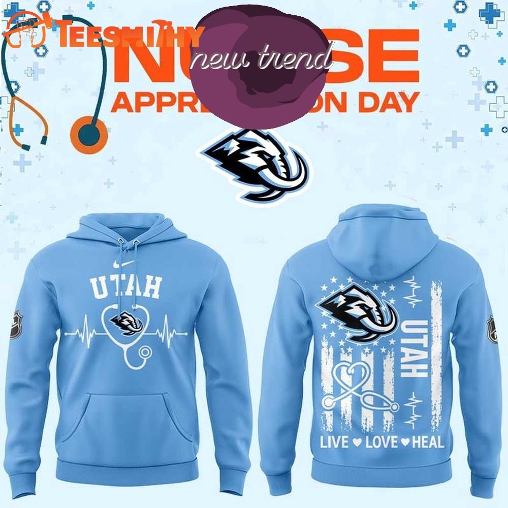 Utah Mammoth x Nurse Appreciation 2026 Limited Edition Hoodie