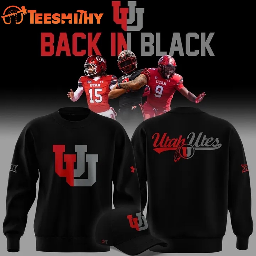Utah Utes Football Back In Black Limited Edition Sweatshirt