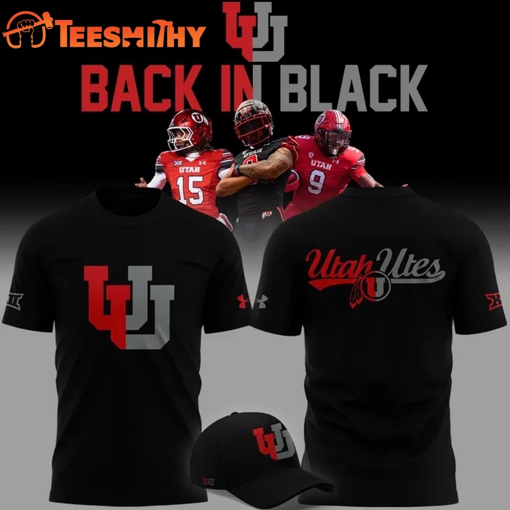 Utah Utes Football Back In Black Limited Edition T Shirt