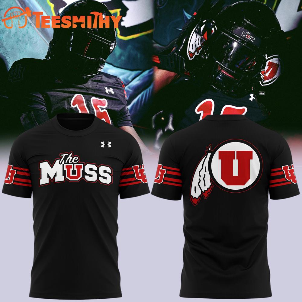 Utah Utes Football THE MUSS 2025 Limited Edition Black T Shirt