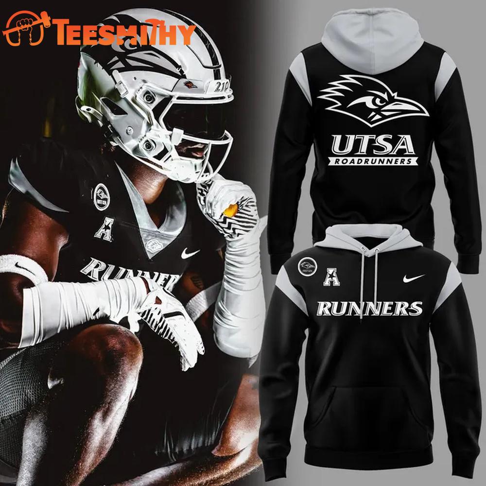 UTSA Roadrunners 2025 Football Back in Black Hoodie Shirt