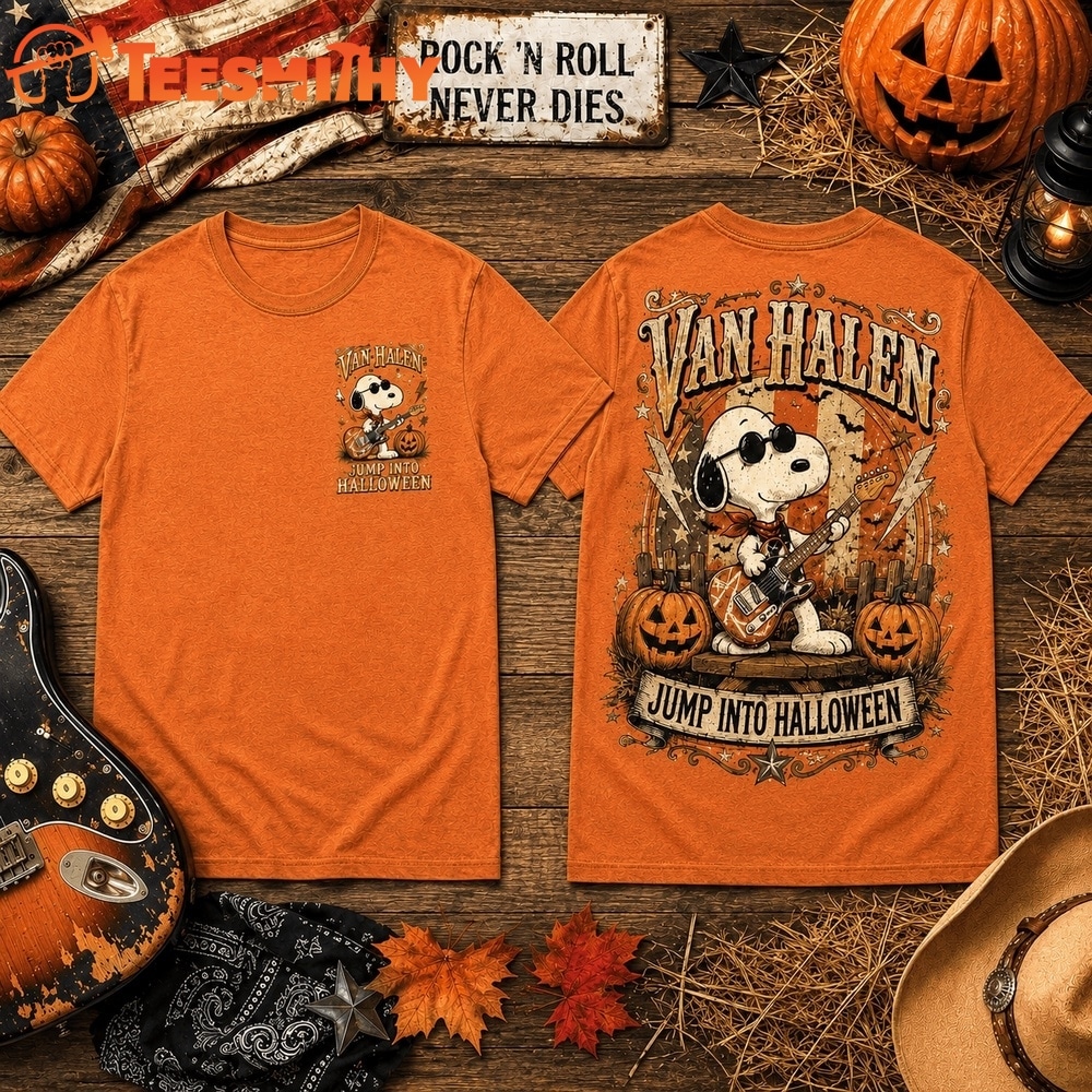 Van Halen Spooky Stage Vintage 3D Shirt
