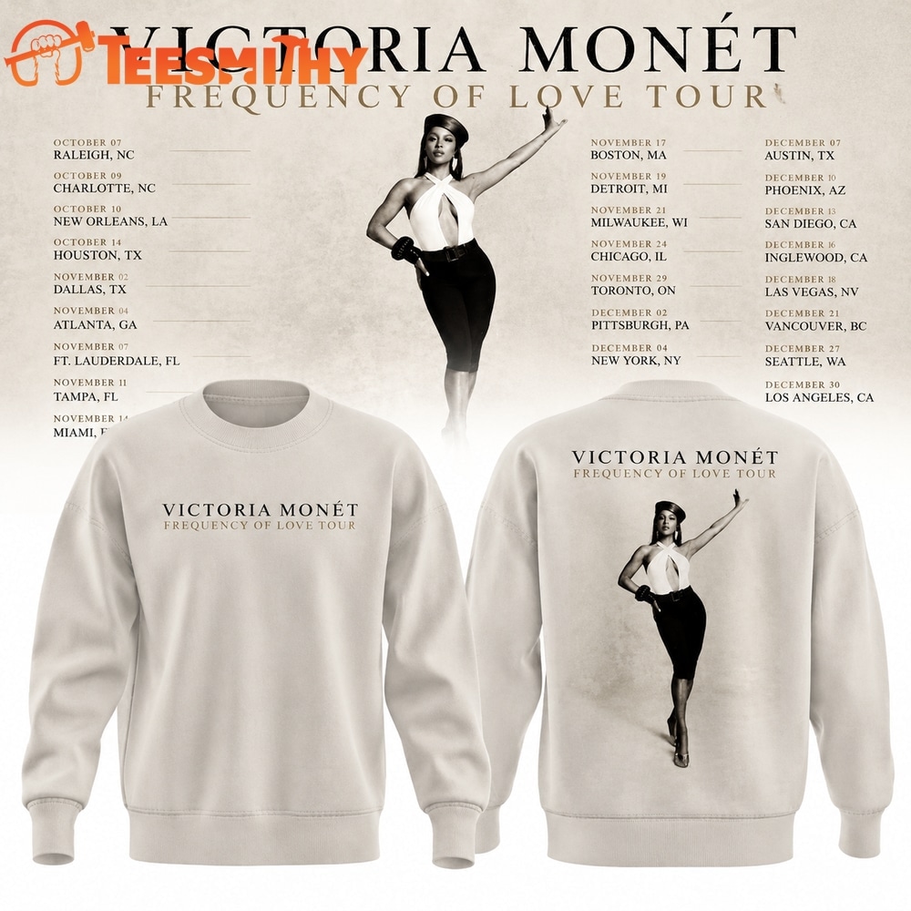 Victoria Monét Frequency Of Love Tour 2026 Graphic Sweatshirt