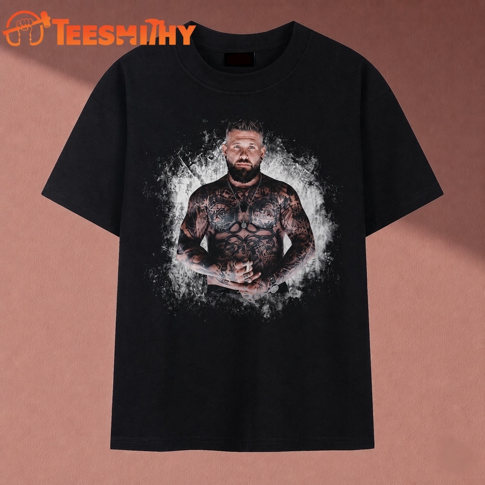 Vintage Heavily Tattooed Male Athlete Graphic T Shirt