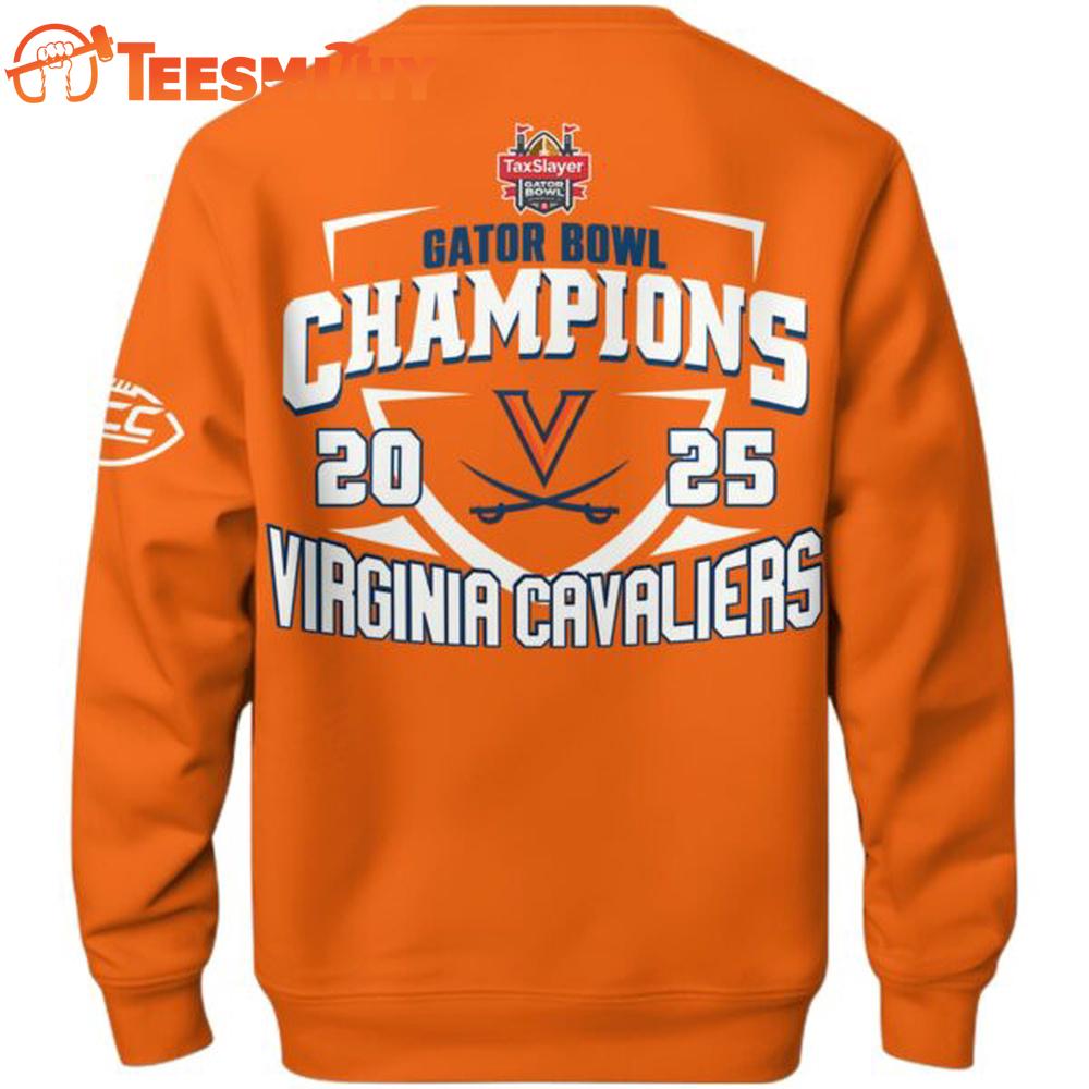 Virginia Cavaliers 2025 TaxSlayer Gator Bowl Champions Limited Edition Sweatshirt
