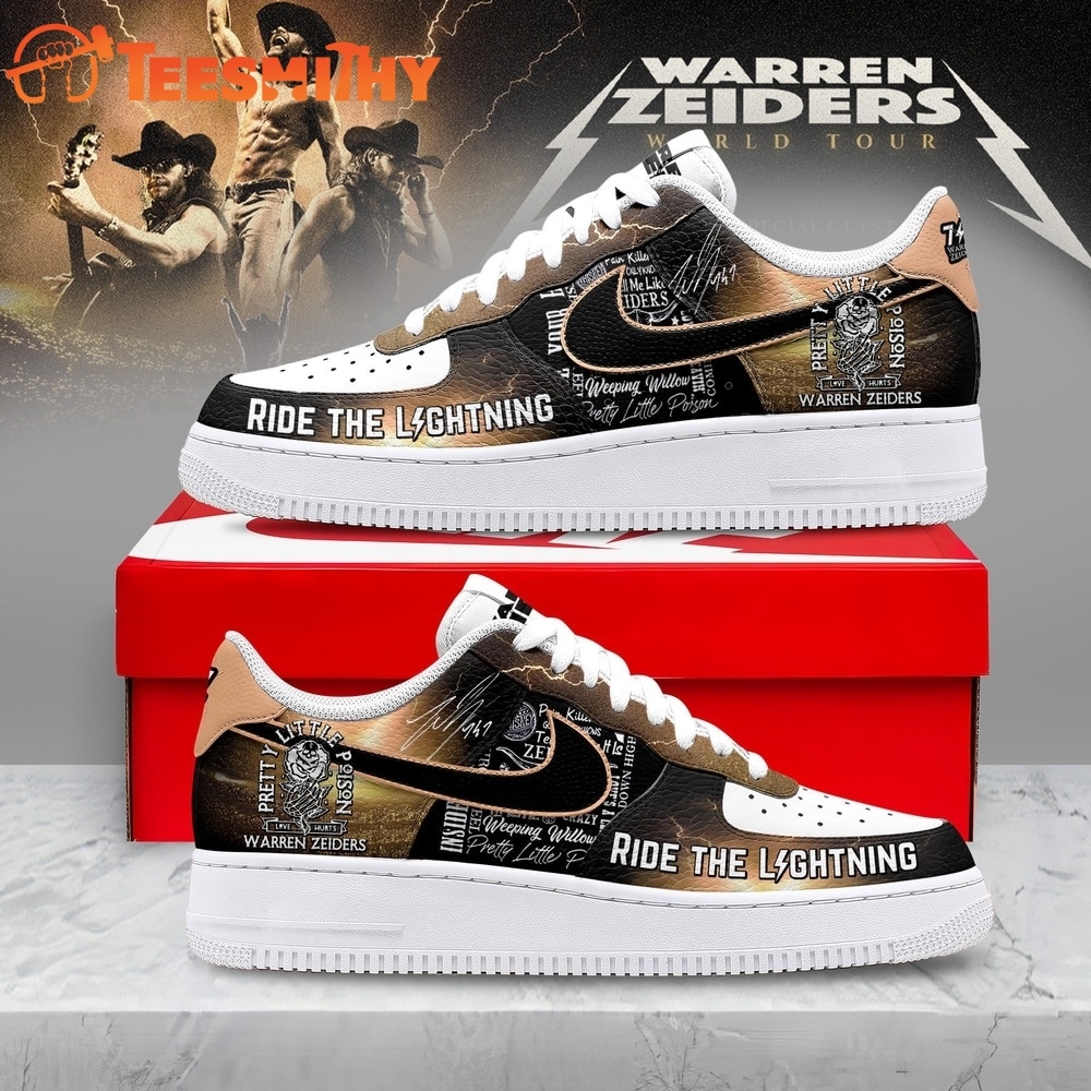 Warren Zeiders World Tour Custom Air Force 1 Shoes