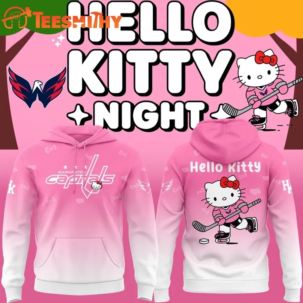 Washington Capitals x Hello Kitty 2026 Limited edition Hoodie