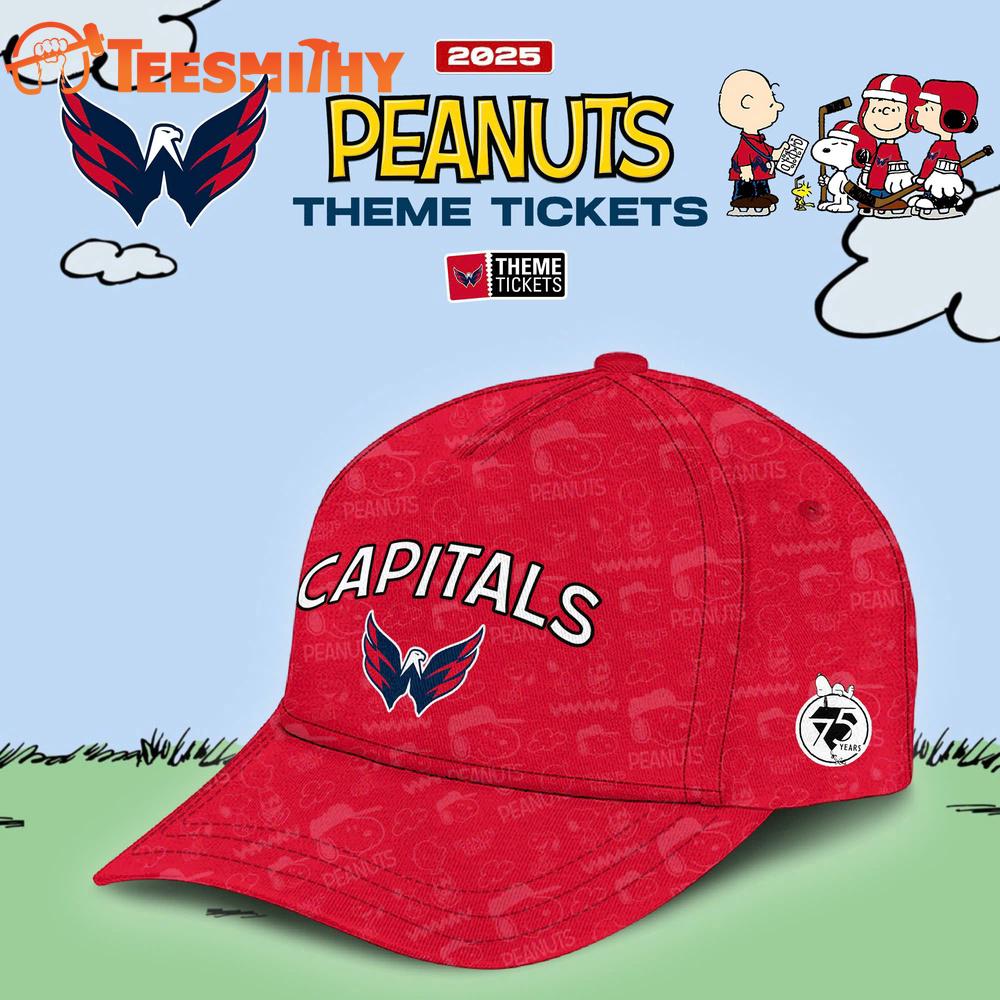 Washington Capitals x Snoopy Peanut 2025 Christmas Limited Edition Cap