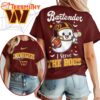 Washington Commanders 2025 NFL Bartender Halloween Fan All Over Print Shirt