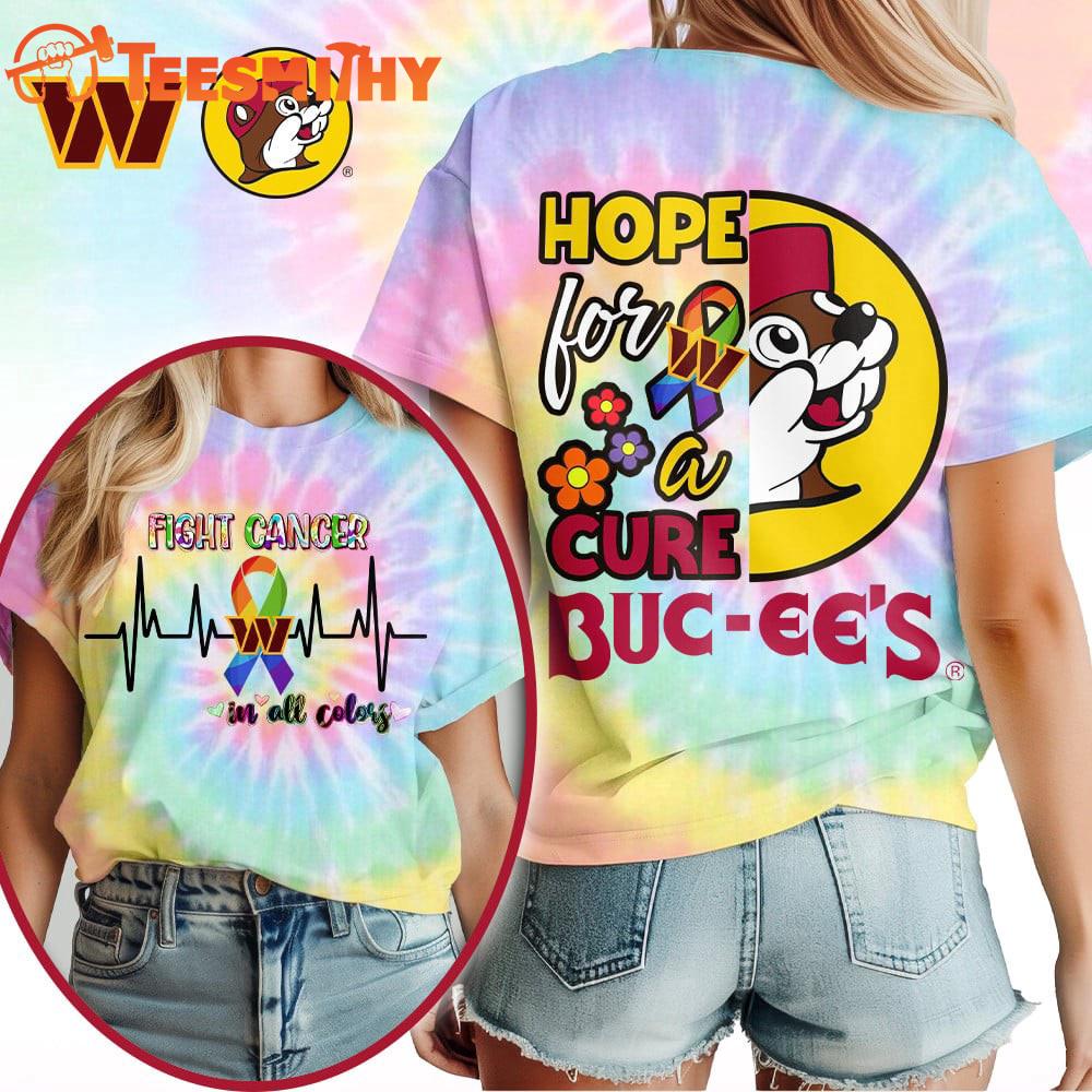Washington Commanders 2025 NFL Buc-ee's Cancer Awareness All Over Printed Shirt Washington Commanders 2025 NFL Buc-ee's Cancer Awareness All Over Printed Shirt