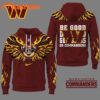 Washington Commanders 2025 NFL Fire Wings All Over Print Hoodie Shirt
