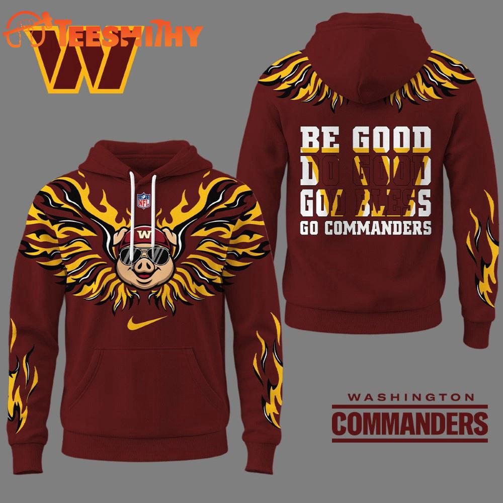 Washington Commanders 2025 NFL Fire Wings All Over Print Hoodie Shirt Washington Commanders 2025 NFL Fire Wings All Over Print Hoodie Shirt