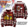 Washington Commanders 2025 NFL Peanuts Snoopy Funny Christmas Ugly Sweater