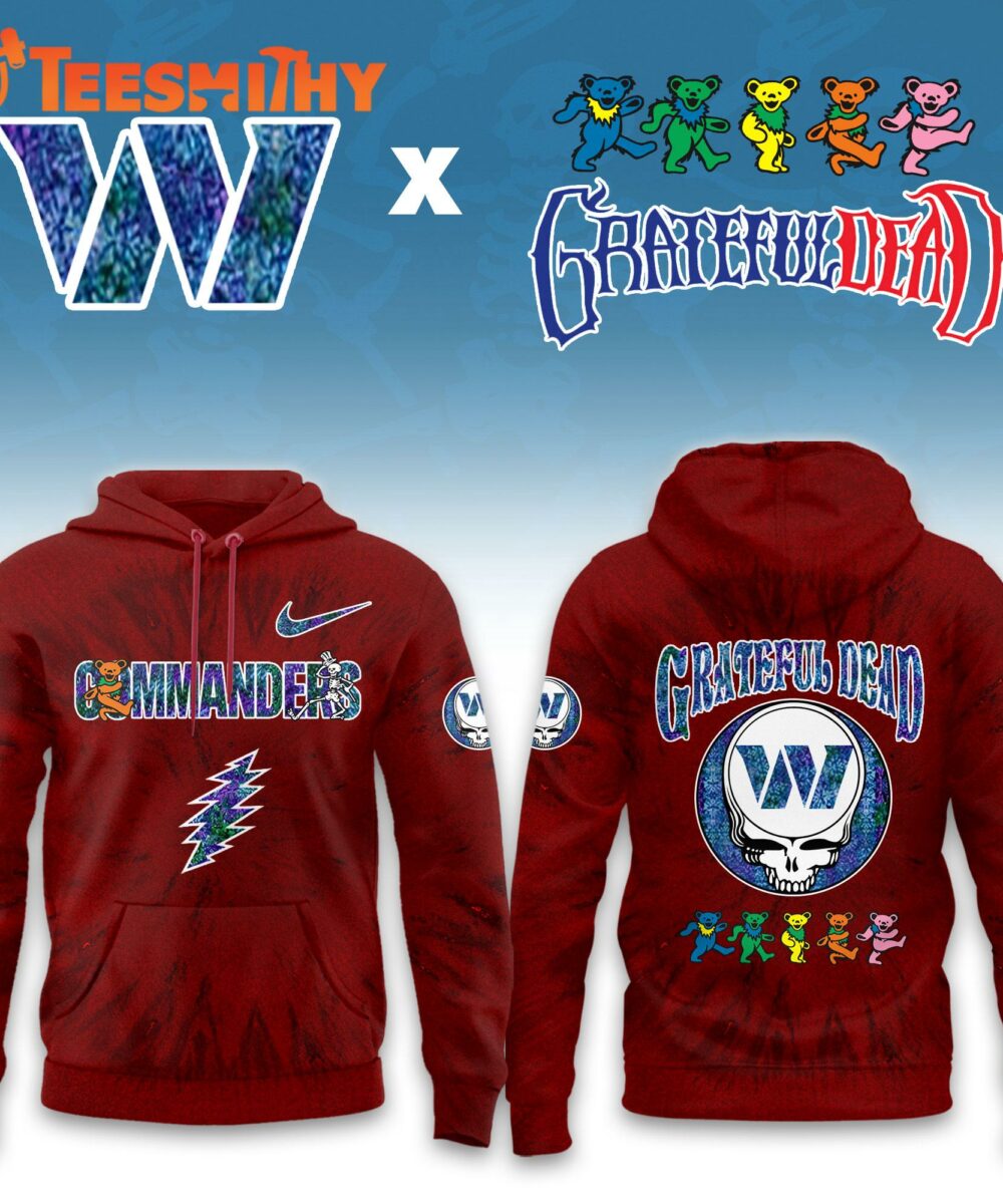 Washington Commanders 2026 NFL Grateful Dead Limited Hoodie Shirt