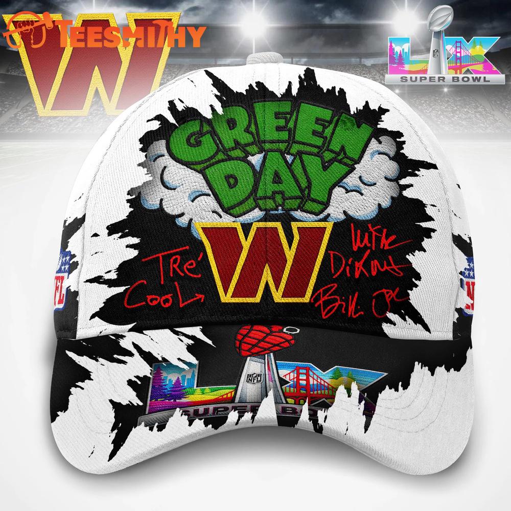 Washington Commanders 2026 NFL Green Day Classic Cap