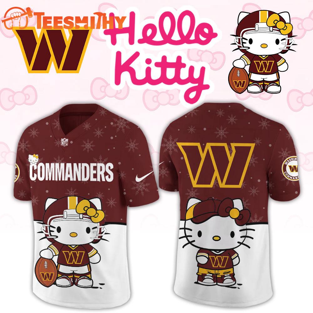 Washington Commanders 2026 NFL Hello Kitty Limited New Football Jersey