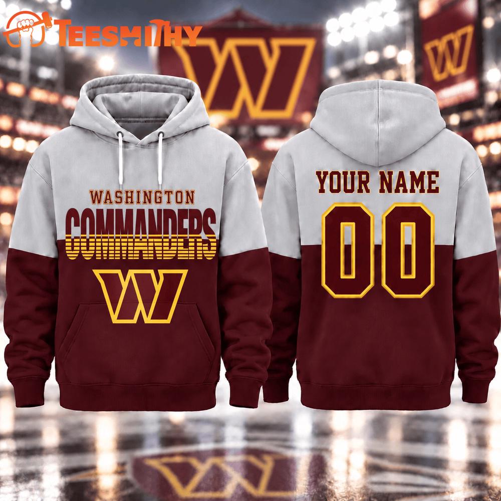 Washington Commanders 2026 NFL Varsity Stripe Hoodie