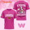 Washington Commanders NFL Bartender October Breast Cancer Awareness Unisex 3D Shirt
