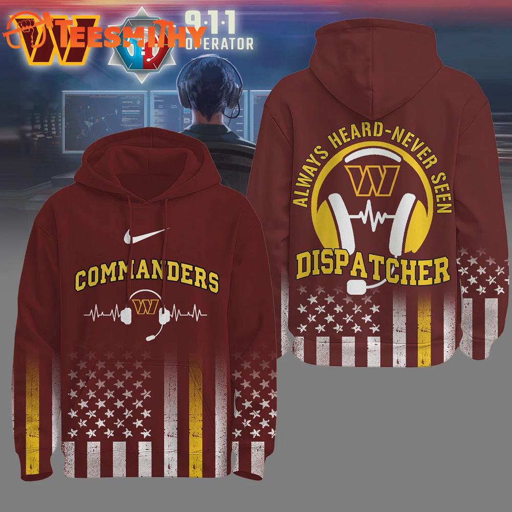 Washington Commanders NFL Dispatcher Fan Hoodie Shirt