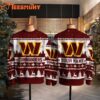 Washington Commanders NFL Snow Ugly Christmas Sweater
