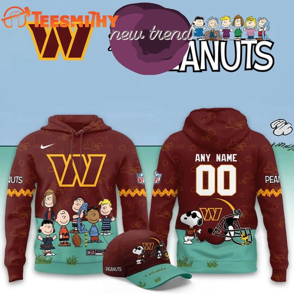 Washington Commanders x Peanuts 2026 Special New Hoodie