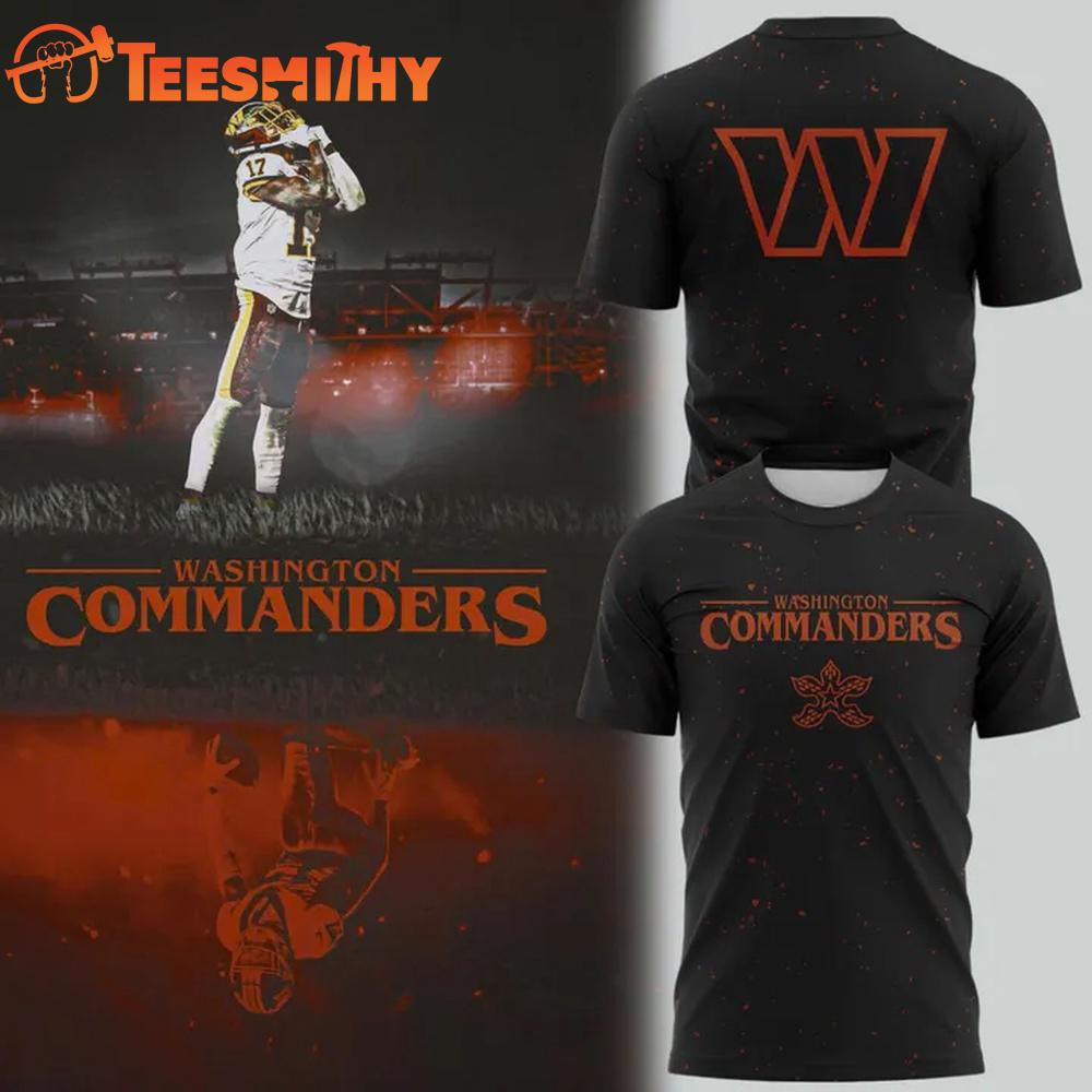 Washington Commanders x Stranger Things 2026 Limited Edition T Shirt