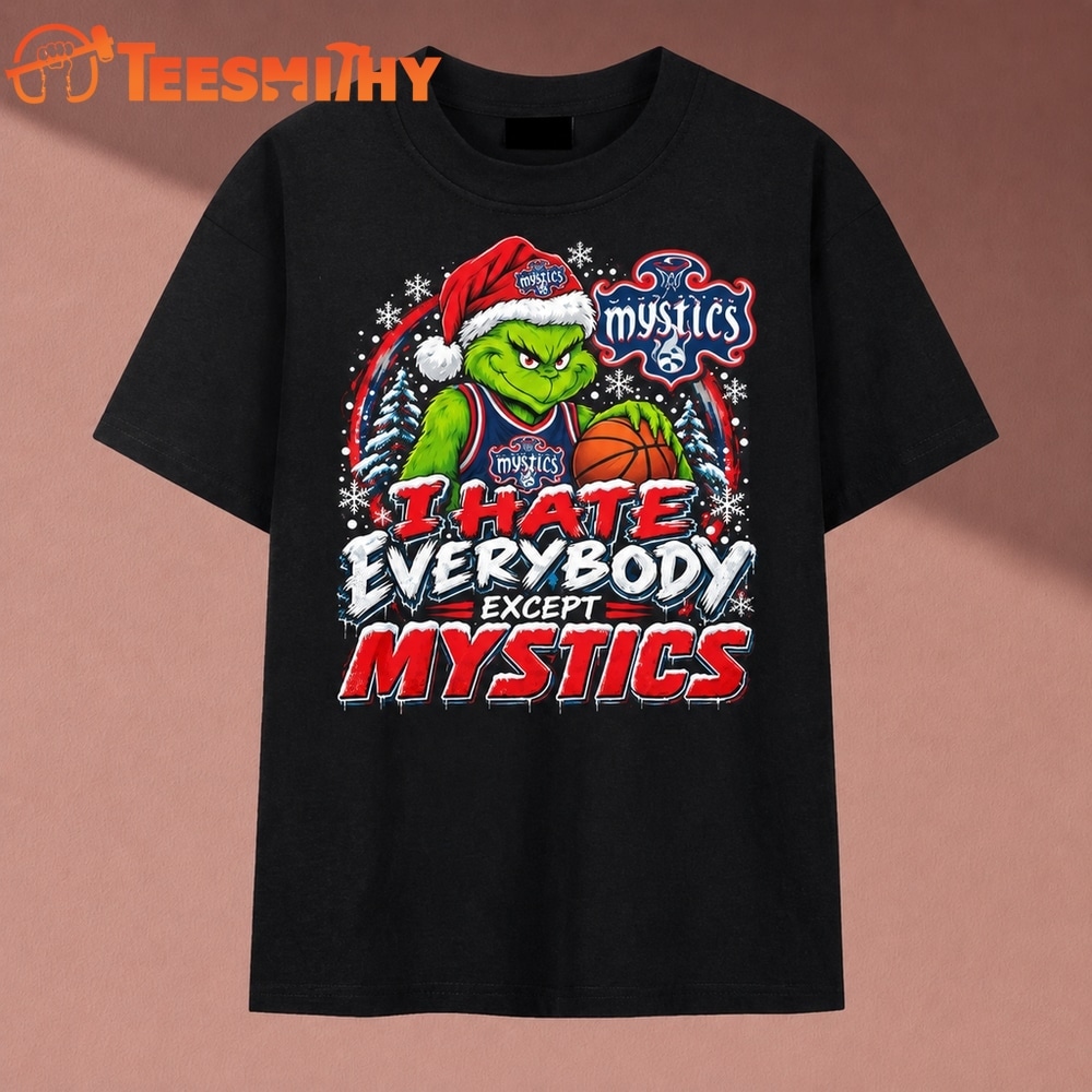 Washington Mystics I Hate Everybody Except Mystics Grinch Christmas T Shirt 1 Washington Mystics I Hate Everybody Except Mystics Grinch Christmas T Shirt