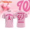 Washington Nationals 2025 MLB Pink Breast Cancer Awareness Design 3D Shirt