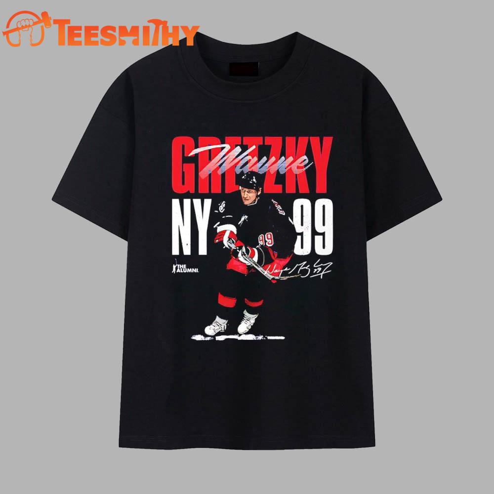 Wayne Gretzky 99 NY signature graphic Vintage T Shirt