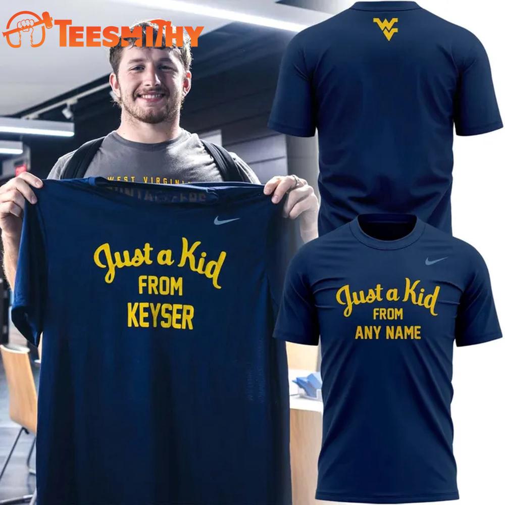 West Virginia Mountaineers 2025 Football Just a kid from T Shirt