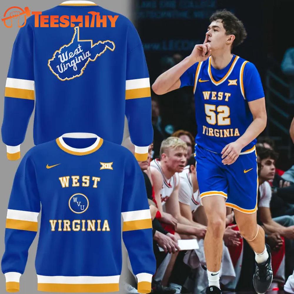 West Virginia Mountaineers Basketball Jerry West Throwback Uniform 2026 Sweatshirt