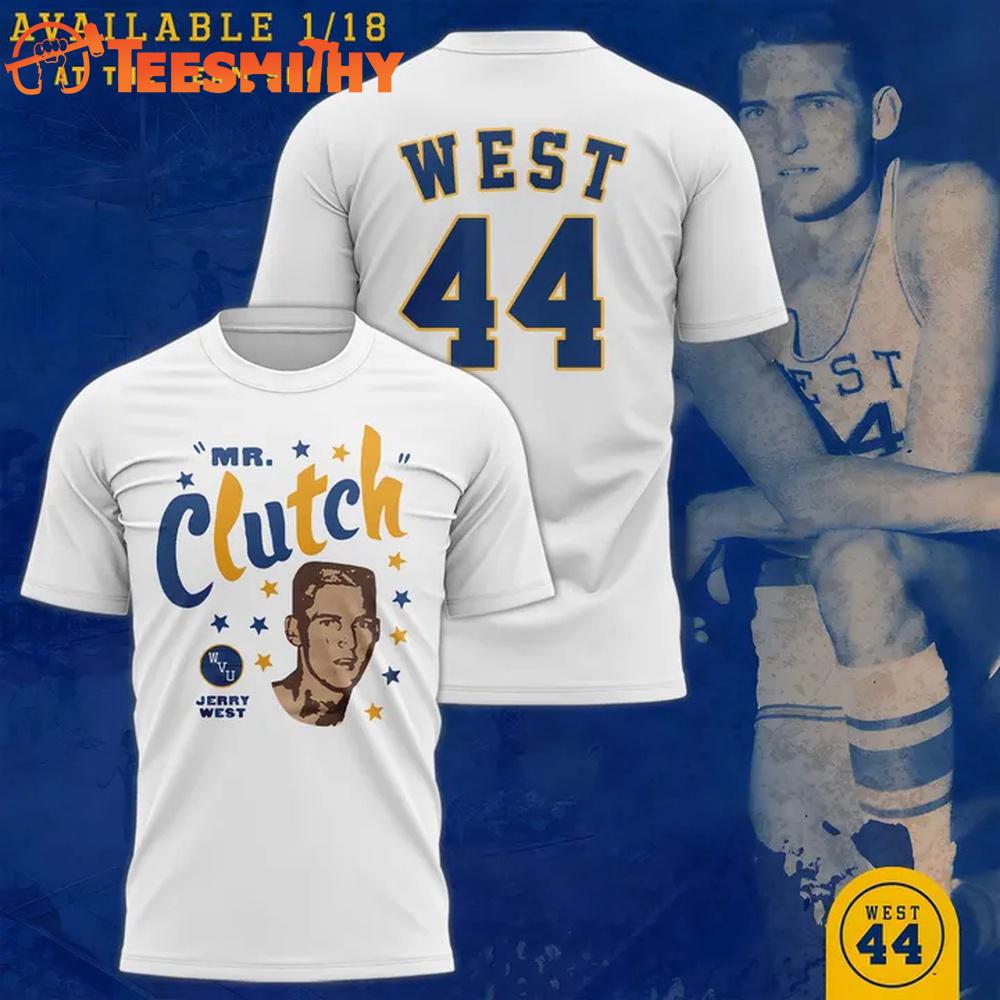 West Virginia Mountaineers Basketball Mr Clutch 2026 T Shirt
