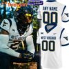West Virginia Mountaineers Football Game White Football Jersey