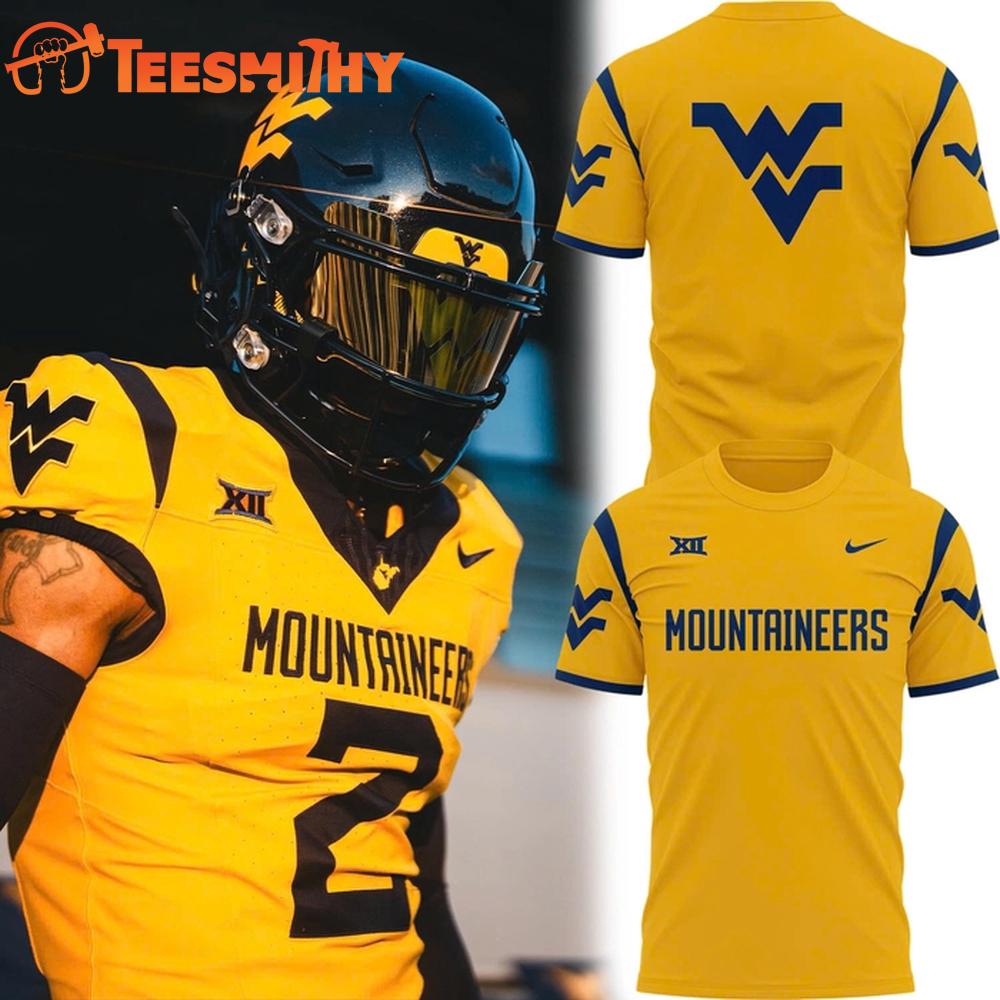 West Virginia Mountaineers Football Golden Hour T Shirt