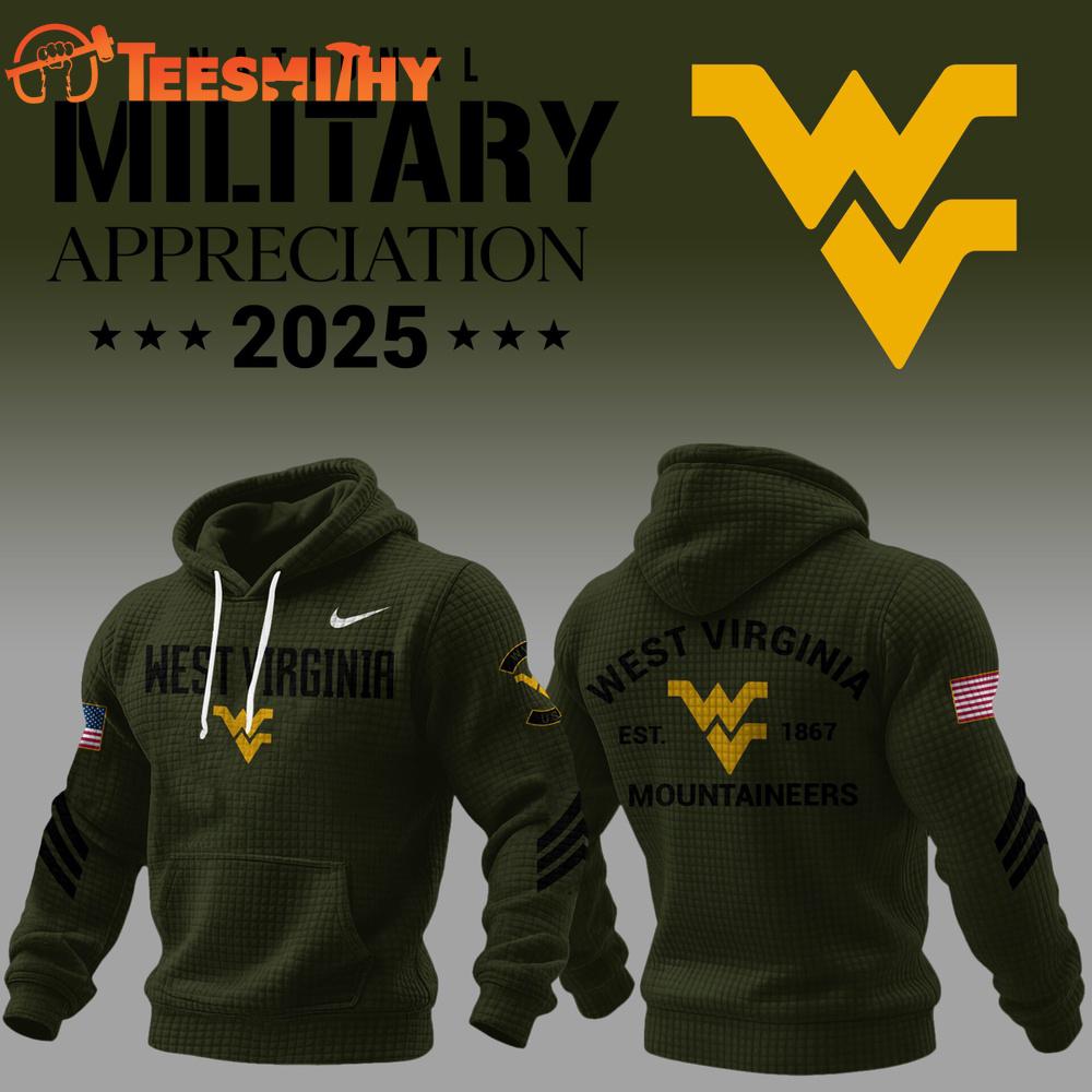 West Virginia Mountaineers Veteran 2025 Limited Edition Hoodie