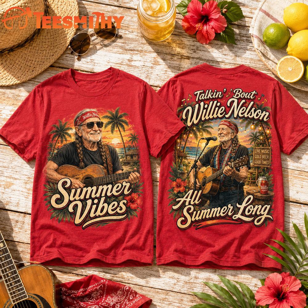 Willie Nelson 2026 Summer Vibes Special New 3D Shirt
