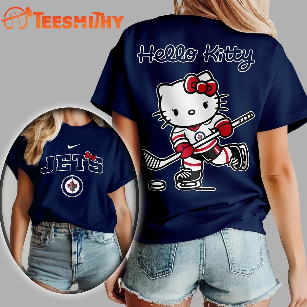 Winnipeg Jets NHL x Hello Kitty Unisex 3D Shirt