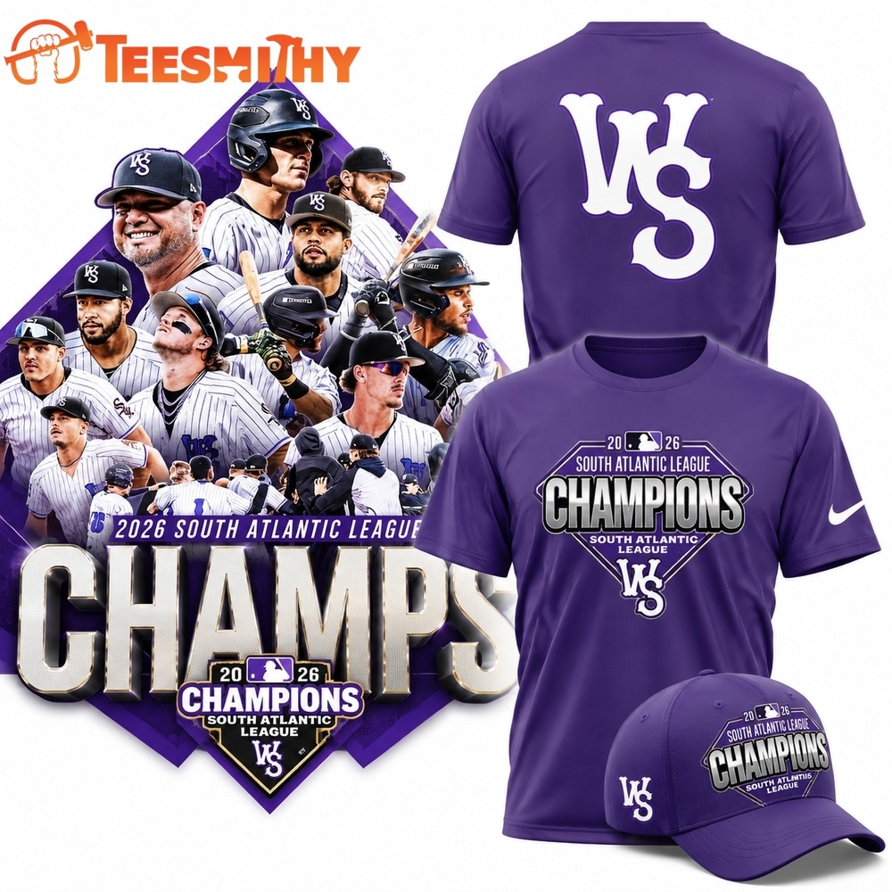 Winston Salem Dash 2026 South Atlantic League Champions New Design T Shirt