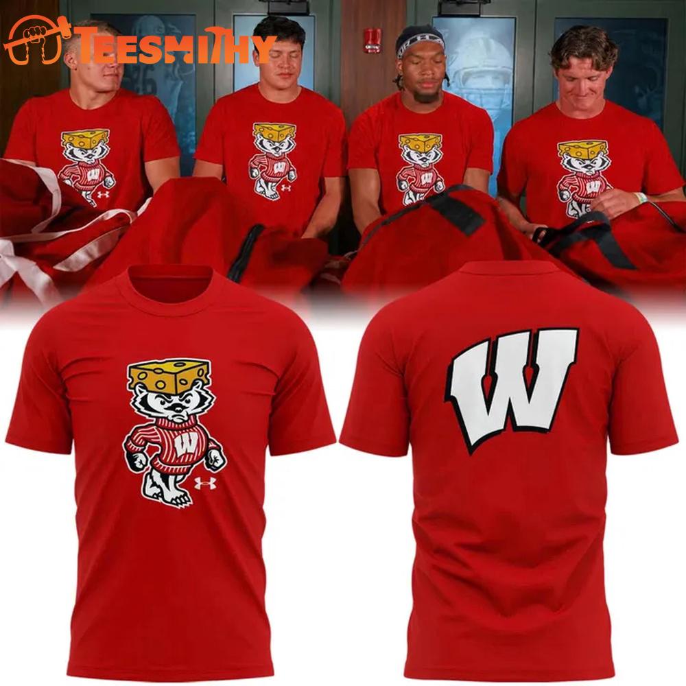 Wisconsin Badgers 2026 Lambeau Field Collection Bucky Cheesehead Performance T-Shirt