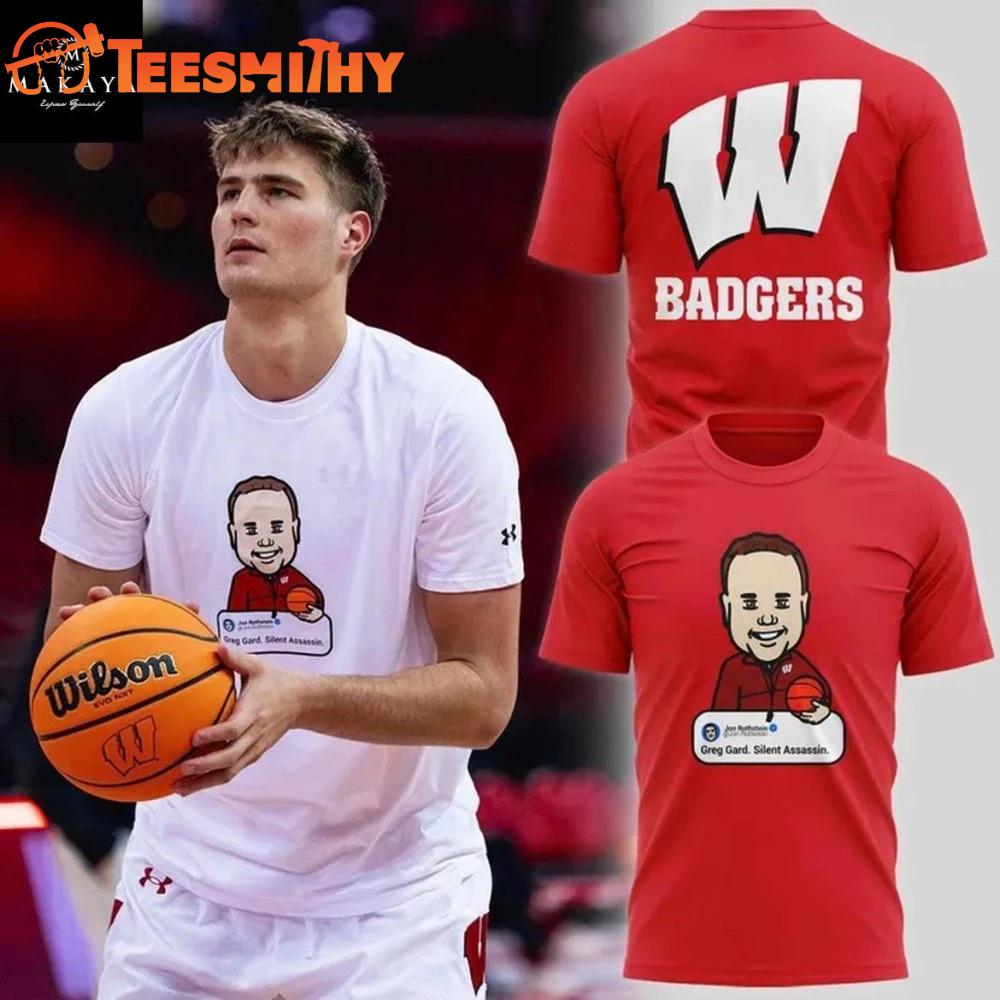 Wisconsin Badgers Basketball Coach Greg Gard Silent Assassin 2025 Limited 3D Shirt