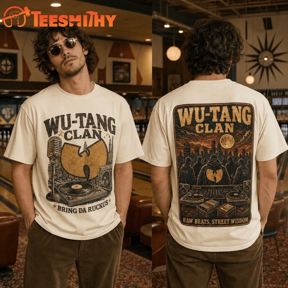 Wutang Clan Bring Da Ruckus, Raw Beats Street Wisdom, Hip Hop Fan Gift 3D Shirt