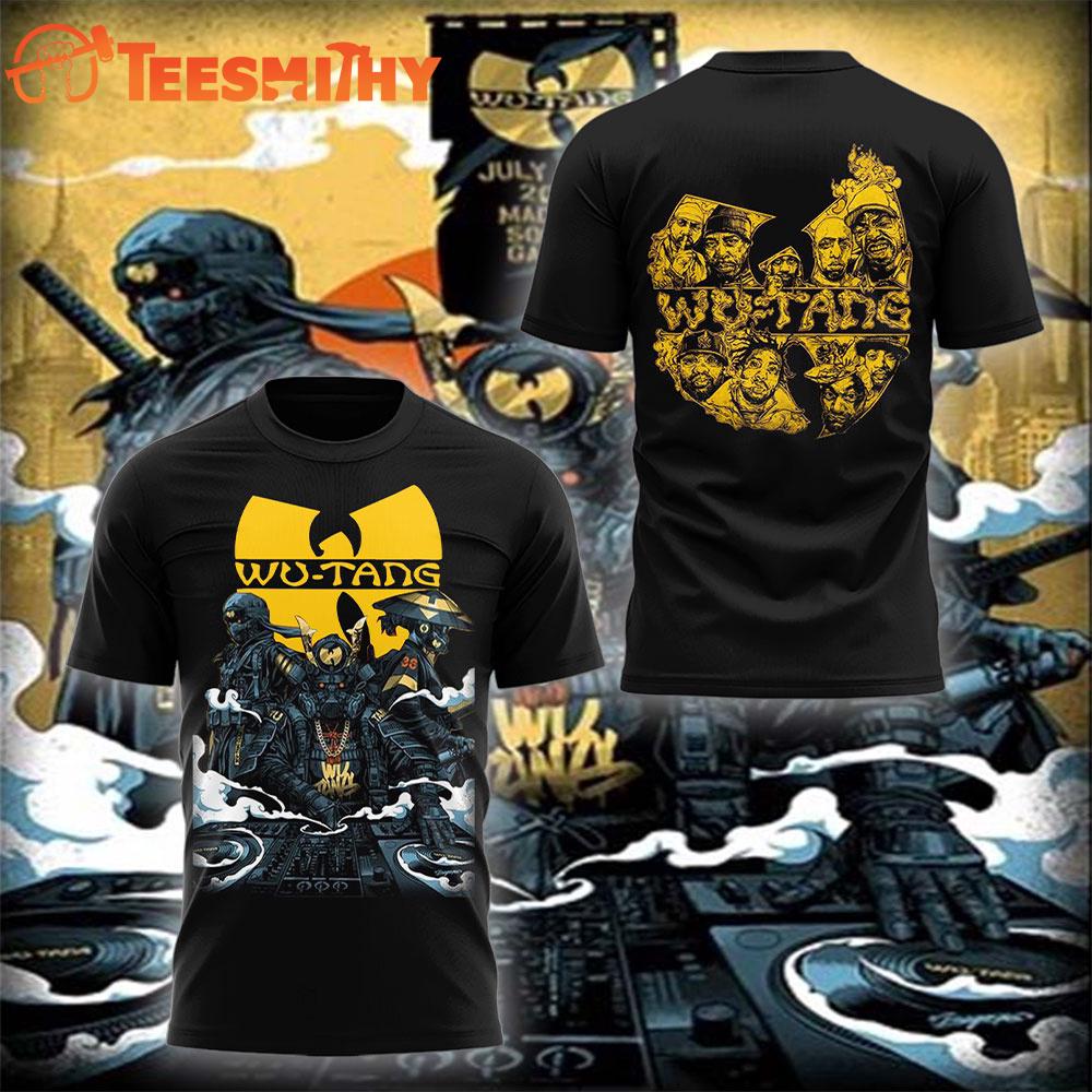 Wu-Tang Clan Concert Poster For New York 2025 3D Shirt