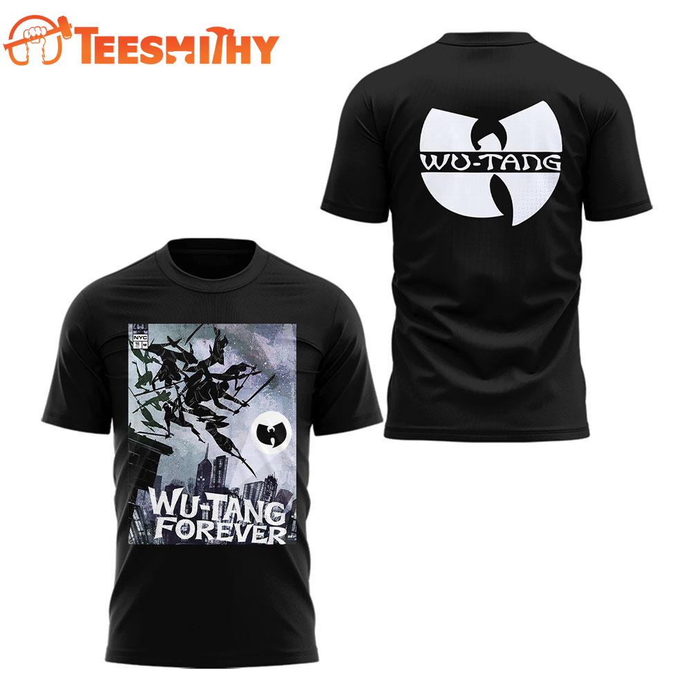 Wu-Tang Clan Forever Final Chamber Tour 2025 Black Shirt Wu-Tang Clan Forever Final Chamber Tour 2025 Black Shirt