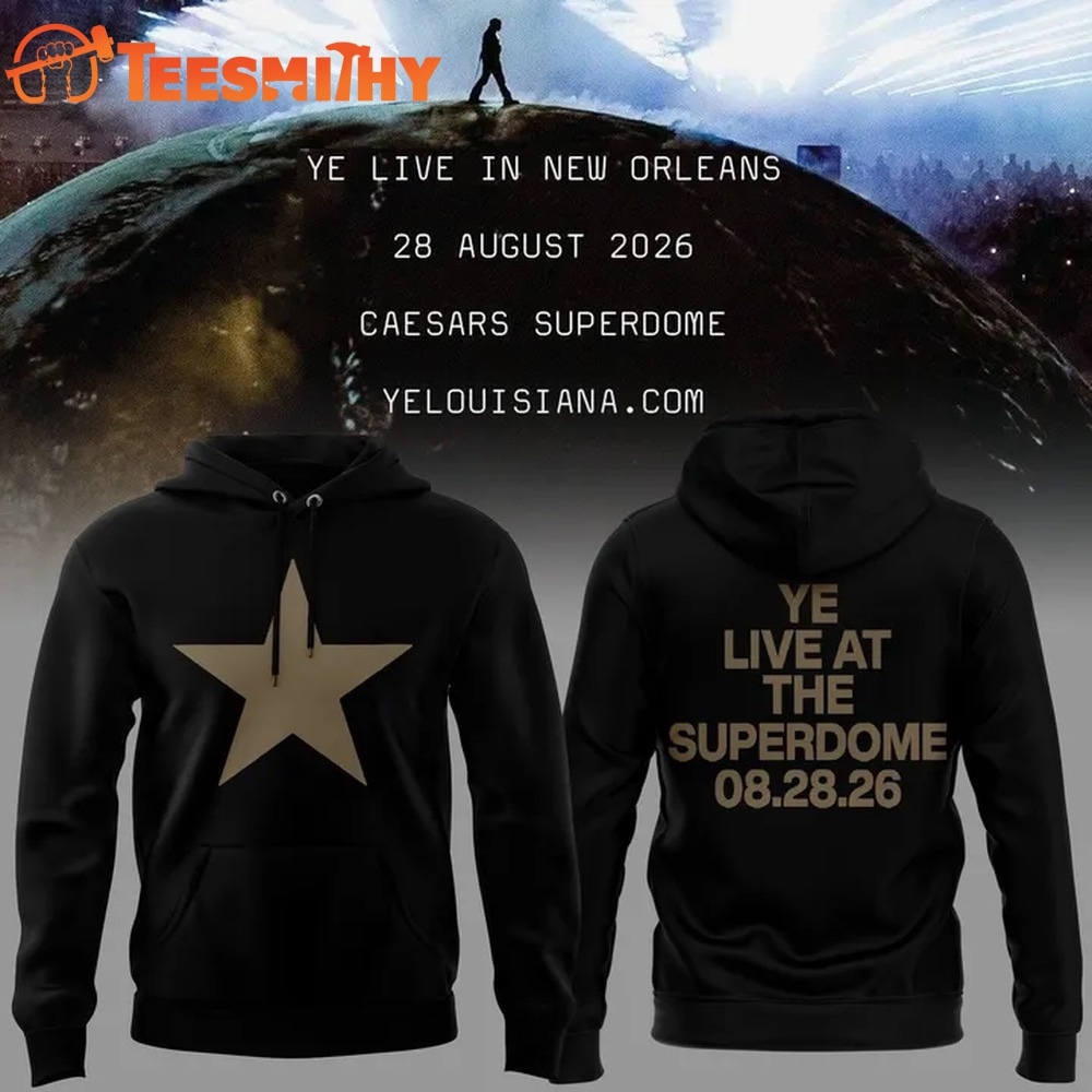Ye Live Concert Tour At The Superdome 2026 Hoodie